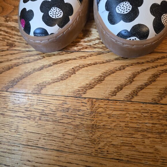 Gudrun Leather Ballet Flats. Size 37. Black, Cream, Pink - Picture 4 of 4